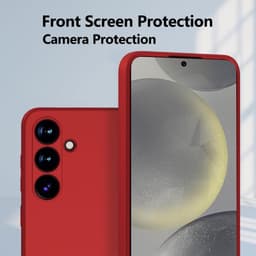 Samsung Galaxy S24 - X-Level Thin Silicone Backcase, Red – Bild 5