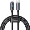 McDodo -USB-C auf Lightning Ladekabel mit Ladelämpchen, 1.2m, Schwarz