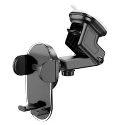 Hoco H3 - Braccio a morsetto con apertura a un clic, stabile supporto da auto per smartphone, nero – Bild 2
