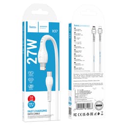 hoco. X37, fast charging data cable, 0.5m 27w, USB-C to Lightning – Bild 2