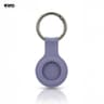Portachiavi AirTag - Custodia in silicone RPD con anello in metallo, grigio lavanda