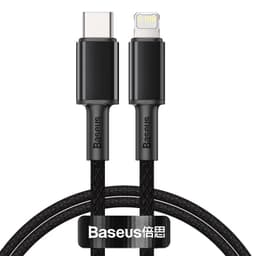 Baseus - Cavo di ricarica rapida ad alta densità da Tipo-C a iP PD, 20W 1m, nero (CATLGD-01) – Bild 1