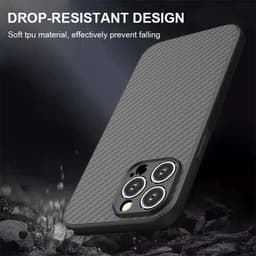 iPhone 7/8/SE 2020/SE 2022 - Robustes TPU-Case mit Carbon-Optik, Schwarz – Bild 5