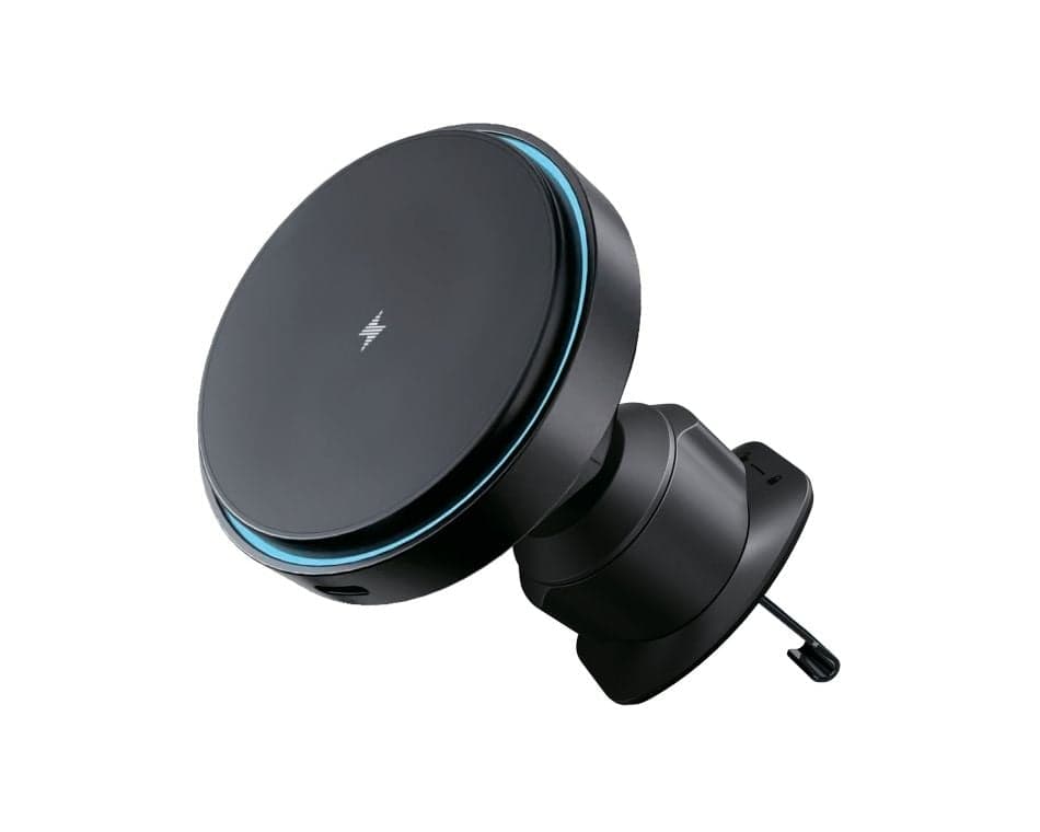 Proove - Supporto per auto Light Cicle con caricatore wireless, nero