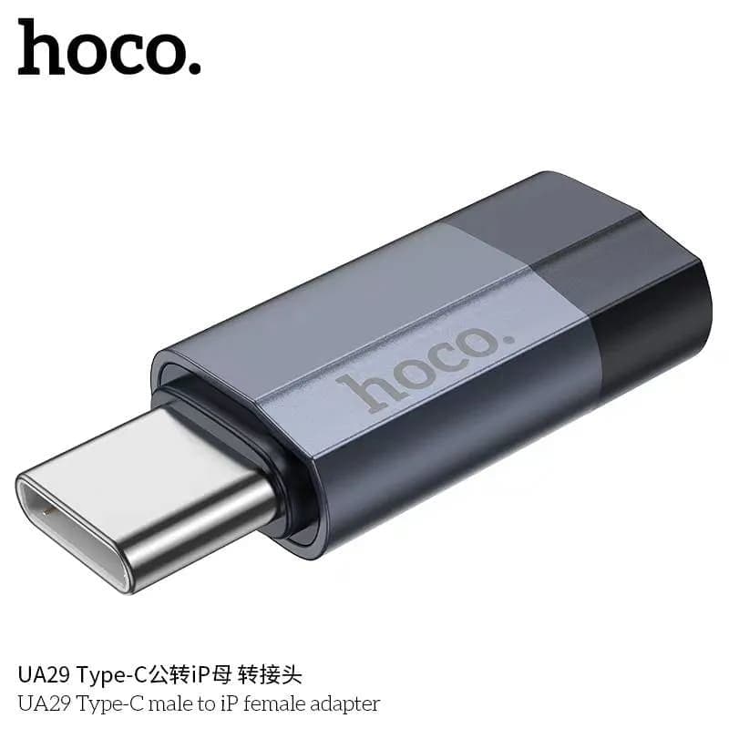Hoco UA29 Typ-C auf Lightning Adapter weiblich, dunkelblau – 2