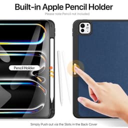 Apple iPad 11" (2025) / iPad 10.9" (2022) - Étui à rabat Dux Ducis Domo Series, bleu – Bild 2