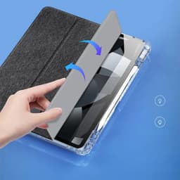 iPad Air 13 (2024) iPad Pro 12.9 (2018/20/21/22) -Dux Ducis Unid Series, étui à rabat relevable, noir – Bild 8