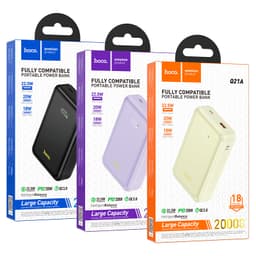 Hoco Q21A Powerbank 20000mAh, Schwarz - Hochleistungs-Powerbank für Smartphone und Tablet – Bild 4