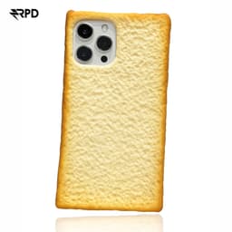 iPhone Xr/11 - Funny 3D toast case made of soft silicone with bread look – Bild 1