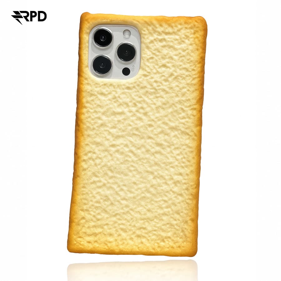 iPhone Xr/11 - Lustige 3D Toast-Hülle aus weichem Silikon mit Brot-Optik