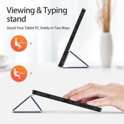 Samsung Galaxy Tab A9 / A11 8.7" - Dux Ducis Domo Series, stand-up flip case, blue – Bild 7