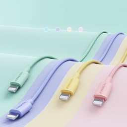 JoyRoom Colorful USB-A to Lightning Fast charging Cable Pink 1m – Bild 3