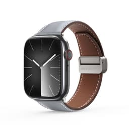 Apple Watch - cinturino in vera pelle DUX Gadget Series (42MM-49MM) versione YA, grigio – Bild 1