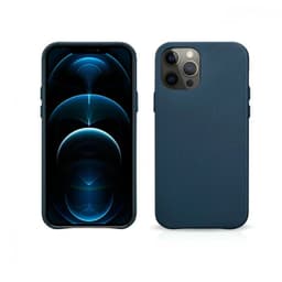 iPhone 12 Mini - iCarer - Étui en cuir turquoise (RIX1205-BU) – Bild 1