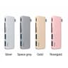 WIWU Hub USB Tipo C 5in1 T6, oro rosa