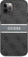 iPhone 13 Pro - Guess Backcover Case Stripe Black - GUHCP13L4GDGR
