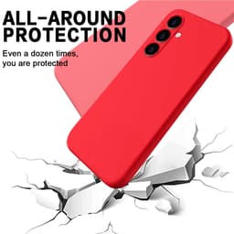 Samsung Galaxy A42 5G (2020) - Silikon Schutzhülle, rot – Bild 5