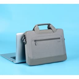 Okade T62 Macbook / laptop bag 13.3-14 inch - padded, shoulder strap, gray – Bild 3