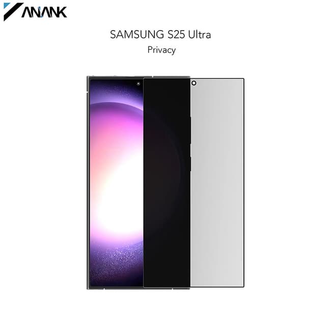 ANANK 2.5D Privacy (Korean LG Privacy Glue) Verre blindé pour Samsung Galaxy S25 Ultra