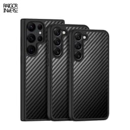 Samsung Galaxy S23 Plus - Custodia Raigor serie Scott nero carbonio – Bild 1