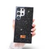 Samsung Galaxy S23 - Custodia in plastica glitterata Diamonds in nero