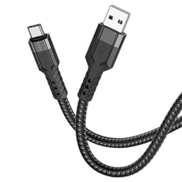 Hoco U110 Cavo robusto da USB-C a USB-A da 1,2 m, nero, resistente e durevole – Bild 2