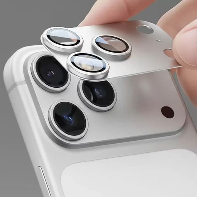 ANANK iPhone 17 Pro Max - All-in-one Camera Guard, Silver