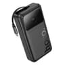 Hoco Q41 Powerbank 20000mAh avec câble télescopique (1xUSB-C) et écran, 22.5W+PD20W, noir