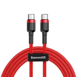 Baseus - Cafule - Type-C PD2.0 60W Schnellladekabel, 1m, Rot (CATKLF-G09) – Bild 1