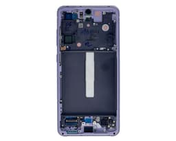 Samsung Galaxy S21 FE vetro anteriore / LCD lavanda viola, nuovo, originale SMG990B – Bild 1