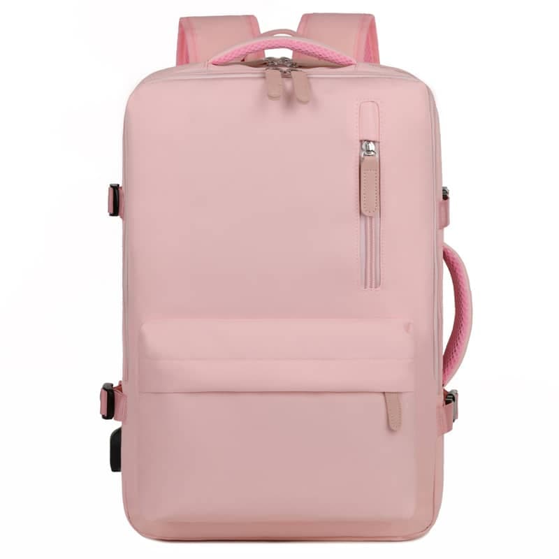 Okade - S2304 Notebook backpack - USB, water-repellent, business travel, up to 17.3 inch, pink