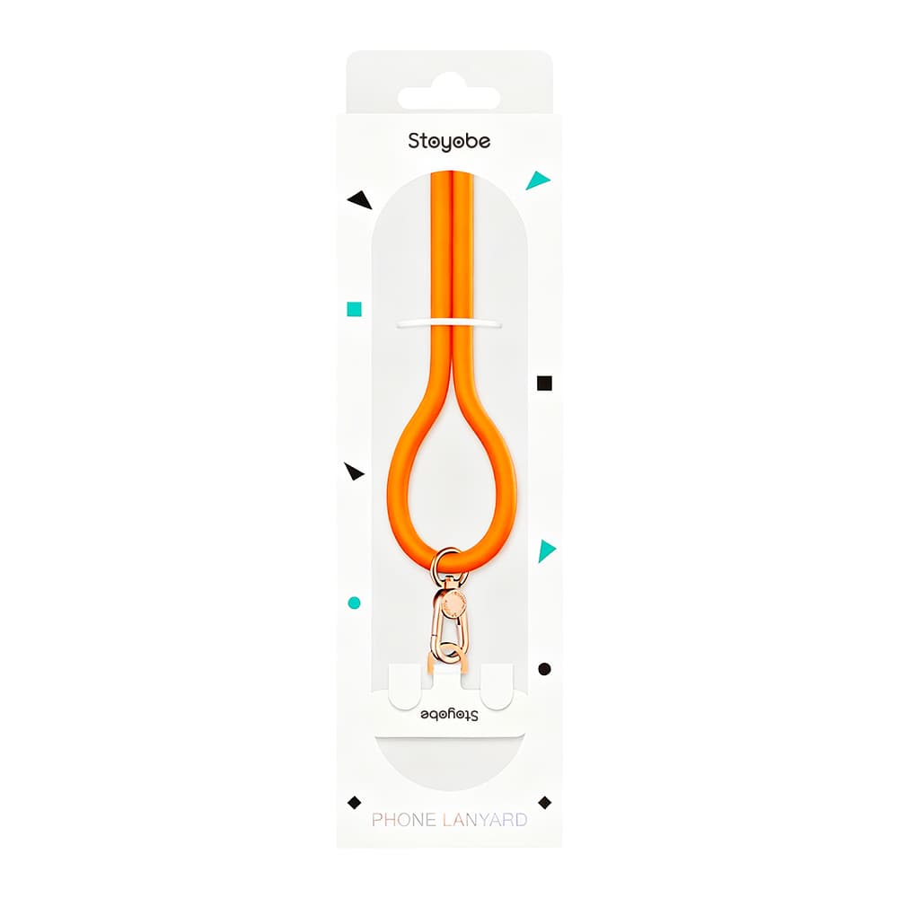 Stoyobe - PL-I Premium Silikon-Lanyard Handykette, Orange – 2