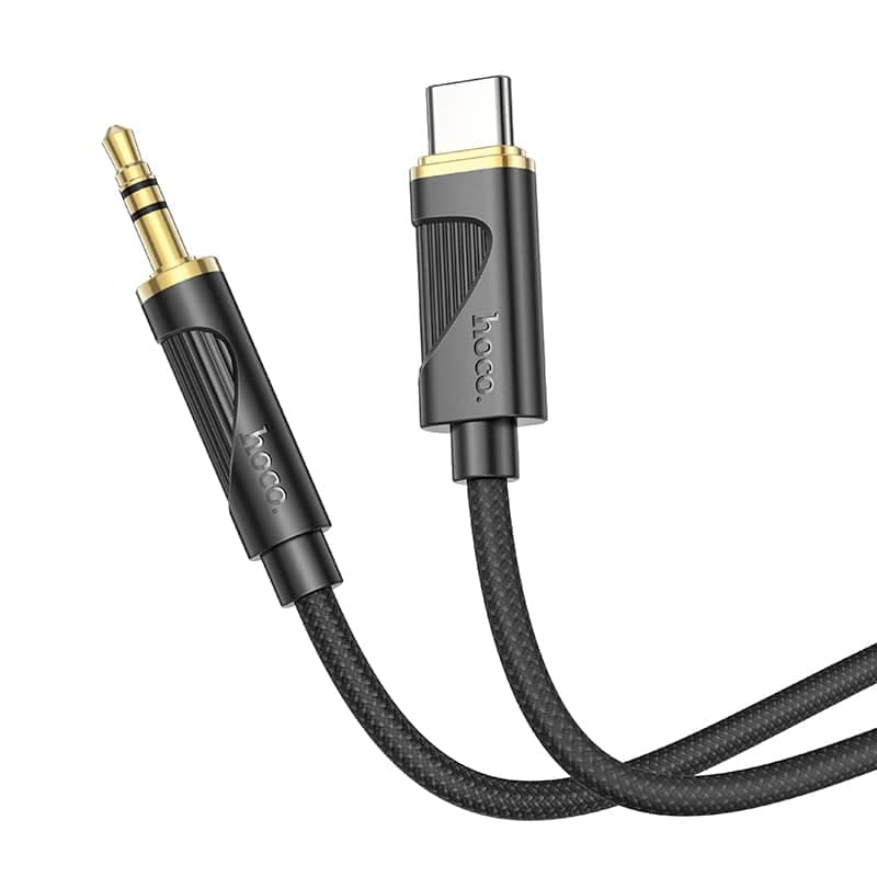Hoco UPA30 Digital Audio / AUX Umwandlungskabel auf Typ-C, Schwarz