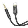 Hoco UPA30 Digital Audio / AUX Umwandlungskabel auf Typ-C, Schwarz