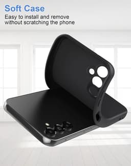 Samsung Galaxy S22 Plus - Silicone protective case, black – Bild 3