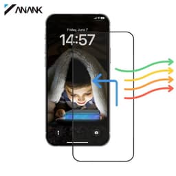 ANANK 2.5D Transparent Anti-Blue-Light Edition - Anti-blue light armored glass for iPhone 15 Plus – Bild 2