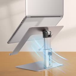 Baseus - Support métallique réglable pour ordinateur portable, argent (LUJS000012) – Bild 4