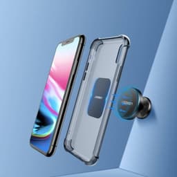 Ugreen - Piastra metallica arrotondata per supporto magnetico del telefono, confezione da 2, nero – Bild 2