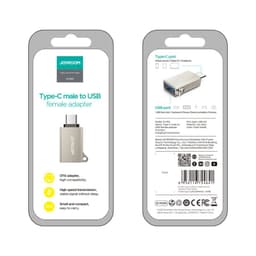 Joyroom - USB-C auf USB-A Adapter - Grau – Bild 8