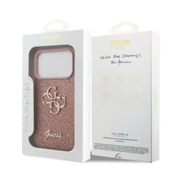 iPhone 17 Pro - Étui métal Guess Logo, rose GUHCP17XHG4SGP – Bild 5
