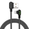 McDodo - 90° Type-A to Lightning, Charging and Data Cable, 3m, Black