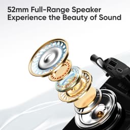 Rock - S56 Hi-Fi Fabric Mesh Portable Bluetooth LED Speaker, Speaker, Black – Bild 7