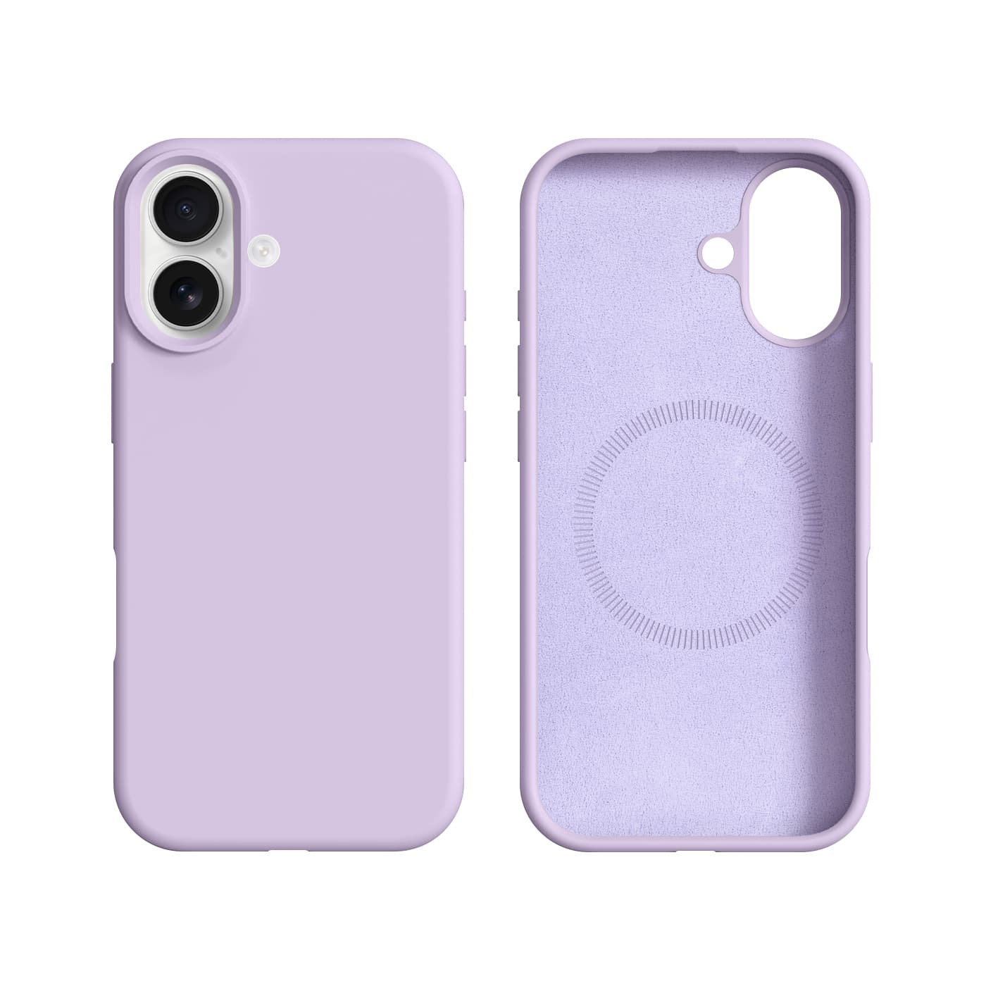 RPD - iPhone 16 Burom Silicone Case mit MagSafe, Lila