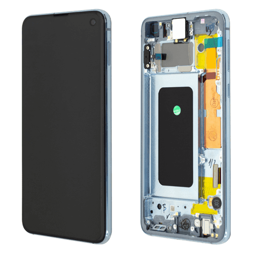Samsung Galaxy S10e vetro anteriore / LCD blu, nuovo, rinnovato