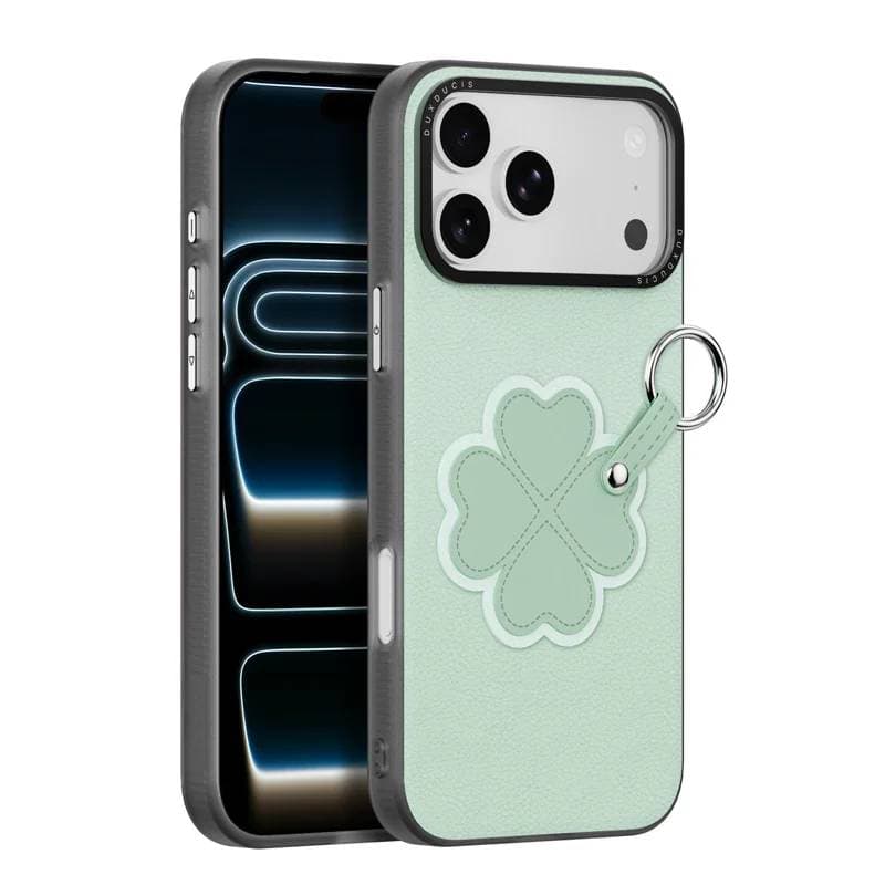 iPhone 17 Pro Max - Dux Ducis - Luvy Series, Love Edition (Lucky Clover), green