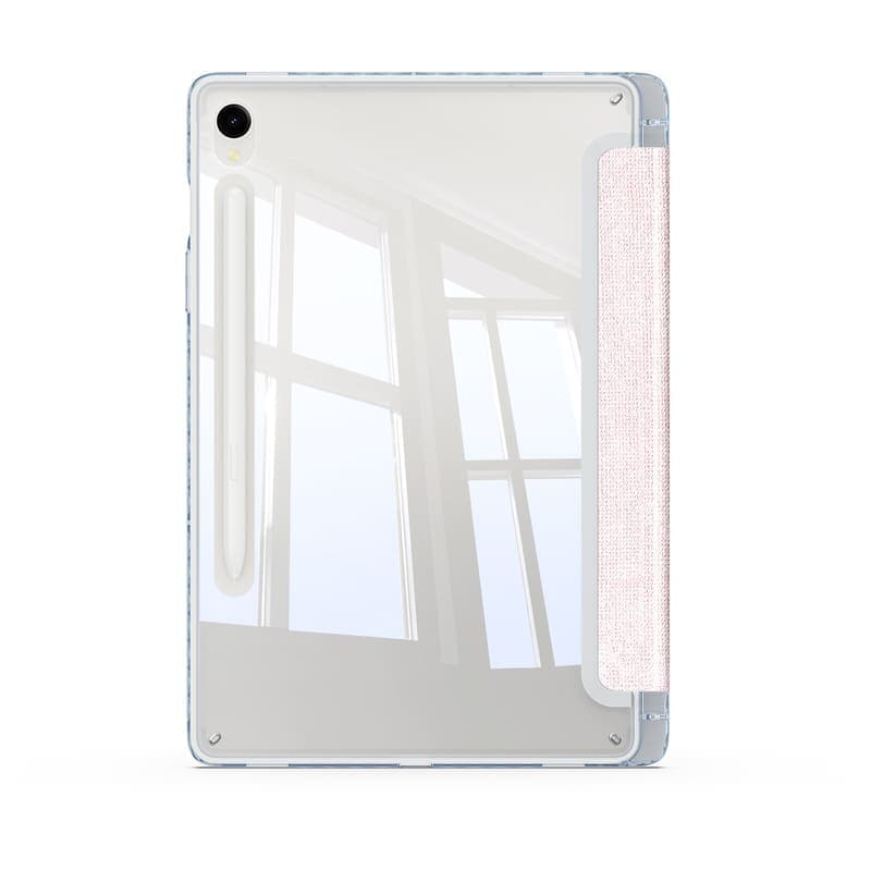 Samsung Galaxy Tab S9 FE / Tab S9 - Dux Ducis Unid Series, custodia flip stand-up, rosa – 2