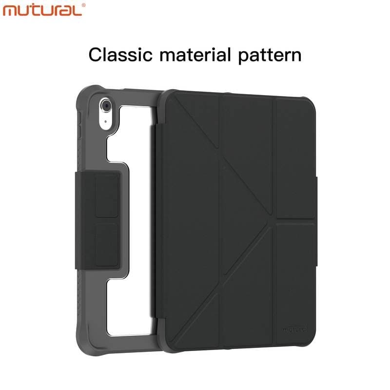 iPad 10/11 (A16) - Mutural Rugged-Pro Stripe Tablet-Hülle, Schwarz – 2