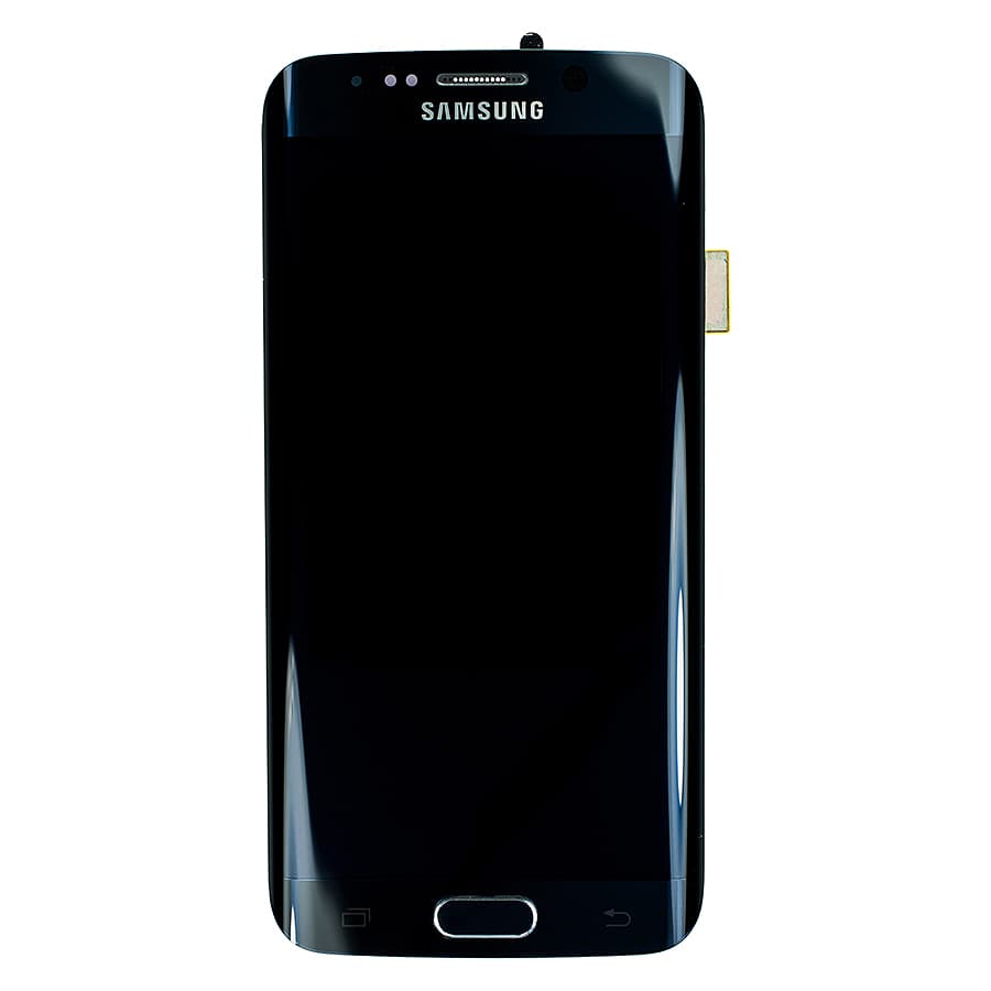 Samsung Galaxy S6 edge vetro anteriore / LCD blu, rinnovato