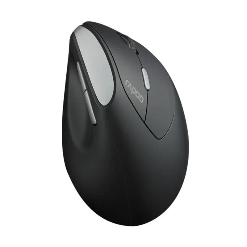 rapoo - MV20 Silent - Mouse ergonomico wireless - Verticale, nero – 2