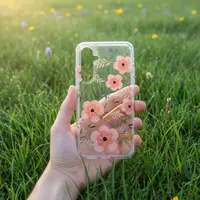 A35 - Housse florale avec grandes fleurs roses – Bild 2
